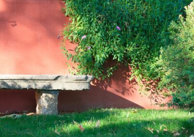 Banc Jardin Domaine du Riodam